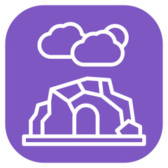Rock Arch Vector Icon