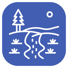 Sandy Path Vector Icon