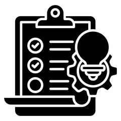 Plan Glyph Icon