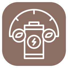 Energy Dashboard Vector Icon
