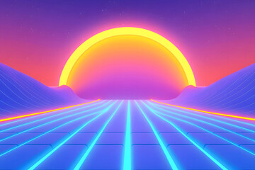 Abstract background poster texture material, main visual background image of scientific and technological ppt annual meeting