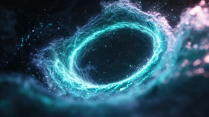 Celestial Portal: A mesmerizing ethereal vortex glows with an otherworldly luminescence. A cosmic display of swirling energy hints at the mysteries of the cosmos.
