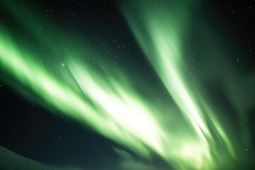 Obraz premium Aurora borealis in the night sky, use for space or astronomy themes