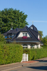 Einfamilienhäuser, Wohngebäude, Ritterhude, Niedersachsen, Deutschland