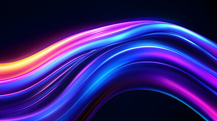 3D rendering wavy line texture, abstract kv main visual business PPT background