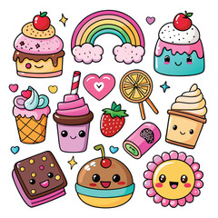 Digital Sticker Collection printable stickers for journal 
