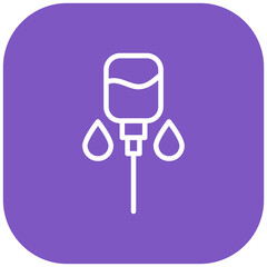 IV Drip Vector Icon