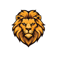 Creative lion mascot icon clip art lion vector lion logo design