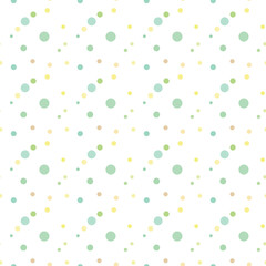 Texture with circles. Splash effect banner. Dotted abstract illustration with blurred drops of rain. Seamless pattern for fabric, textile.