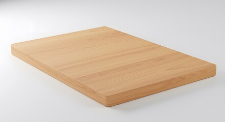 Natural Wooden Cutting Board - Kitchenware Stock Photography HD