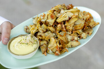 alimento, comida, ensalada, cocina, cena, frita, verduras, almuerzo, restaurante, delicioso, fresco, condimentado, salubre, alcaparra, salado, servicio, catering, bandejeo, fiesta