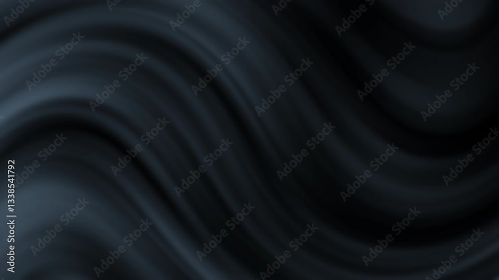 Poster the image features a smooth, dark wave pattern with subtle gradient variations, creating an elegant 