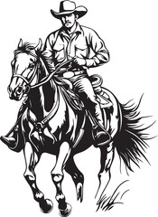 cowboy on horse