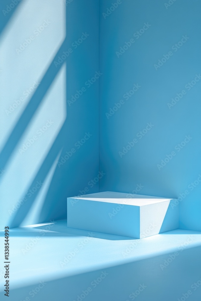Aufkleber a minimalist design element in a modern room with a calm atmosphere