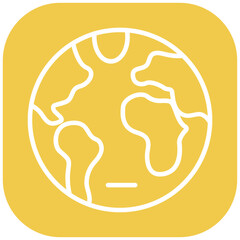 Green Planet Vector Icon