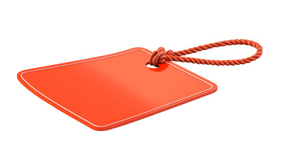 Fototapeta premium 3D discount and sale promotion tag icon, ideal for retail and commercial marketing, bright and eye-catching, Transparent Background PNG