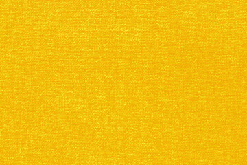 Yellow fabric cloth texture background, seamless pattern of natural textile.