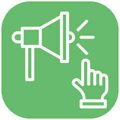 Obraz premium Call to Action Vector Icon