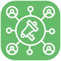 Viral Marketing Vector Icon