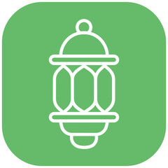 Arabian Lantern Vector Icon