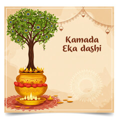 Kamada Ekadashi with Sacred Tree and Rituals of Devotion