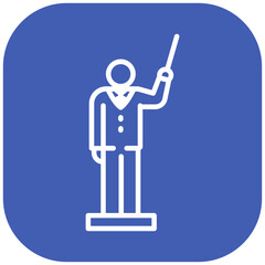 Conductor Vector Icon