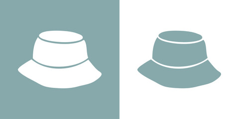 Silueta de sombrero de pescador 