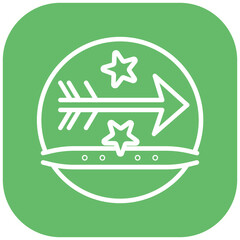 Fototapeta premium Arrow Rest Icon