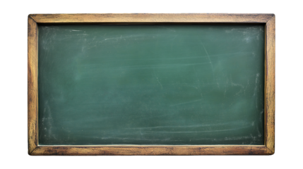 Classic Green Chalkboard with Wooden Frame Ideal for Classrooms, Education, Teaching, and Creative Presentations in Academic Environments