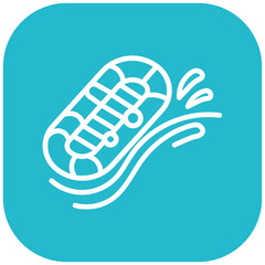 Raft Slide Vector Icon