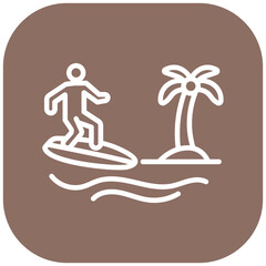 Surf Simulator Vector Icon
