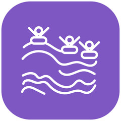 Wave Pool Vector Icon
