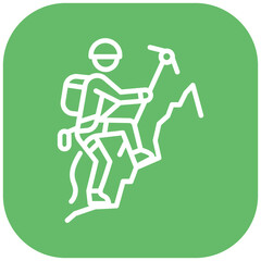 Climbing Pitons Vector Icon