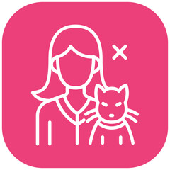 Pet Allergy Vector Icon