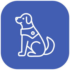 Emotional Support Animal Vector Icon
