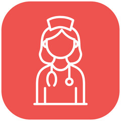 Psychiatric Nurse Vector Icon