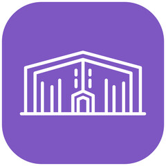 Freight Terminal Vector Icon