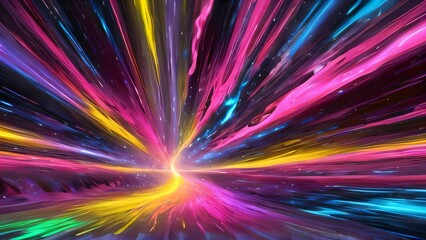 Fototapeta premium abstract background with colorful rays