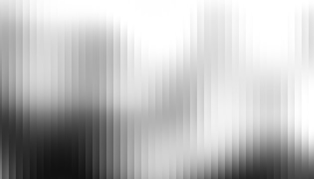 Fototapeta Fractal Glass Gradient Texture. Reed vertical lines patterned glass, overlay with transparent background. Universal monochrome black background stylish gradient