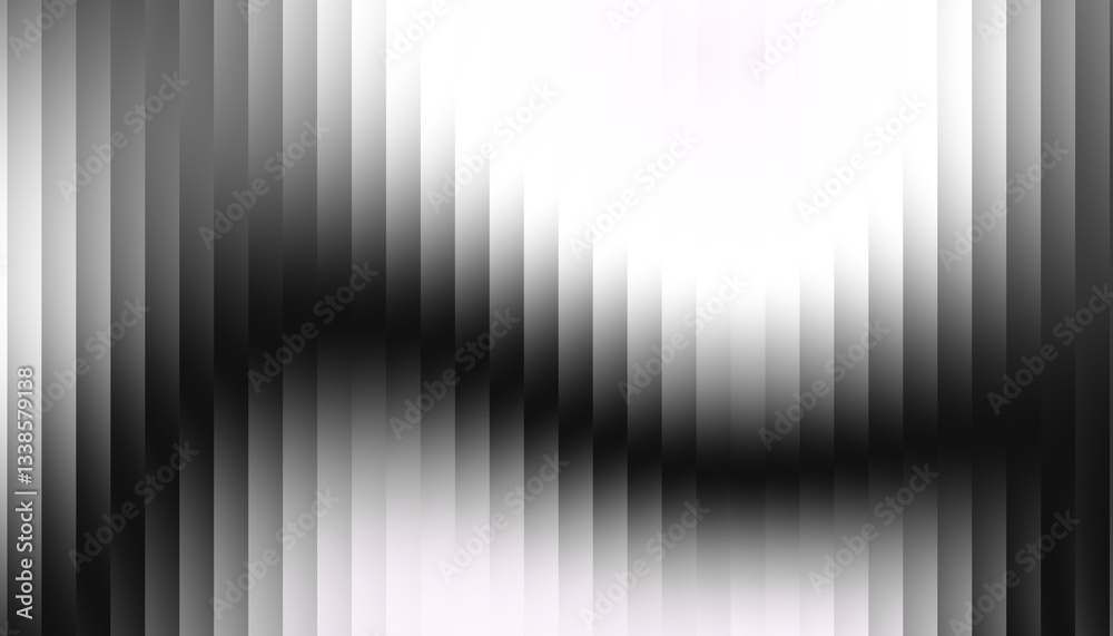 Poster fractal glass gradient texture. reed vertical lines patterned glass, overlay with transparent backgr