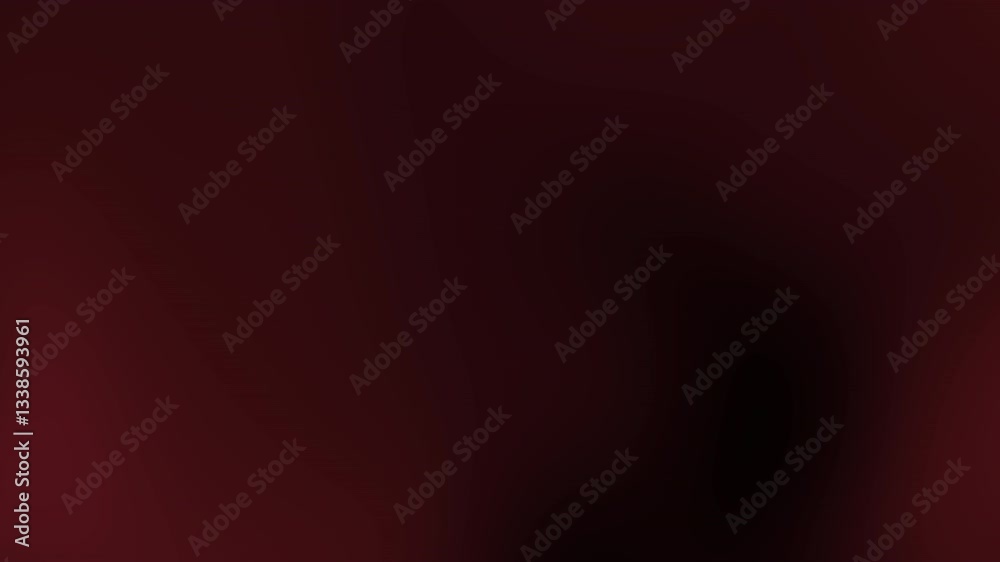 Poster a smooth, abstract image featuring wavy patterns in dark red tones, creating a sense of depth and te