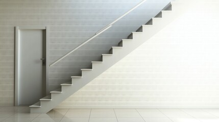 Obraz premium Modern Interior Staircase Design.