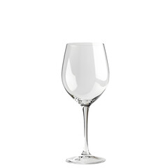 empty wine glass isolated on transparent background