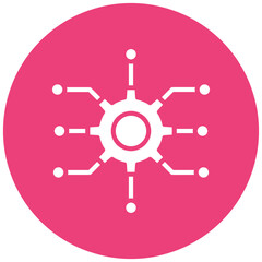 Obraz premium Automated System Icon