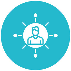 Professional Network Icon