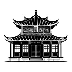 chinese temple building