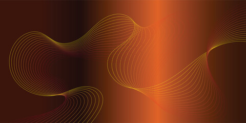 Wave flowing liquid line abstract background. Black and white vector design 3D lines in perspective, curve and wave lines in motion, smooth and soft backdrop.