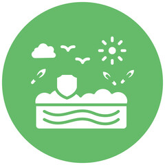 Ocean Conservation Icon