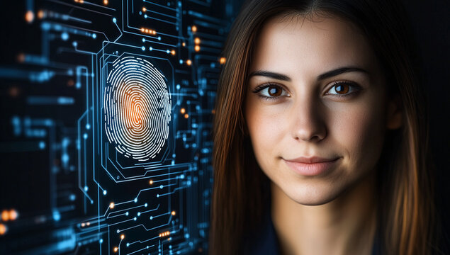 technik, gehirn, portrait, frau, mann, halb, mensch, halb human, copmputer, cyborg, data, daten, ki, ai, k&uuml;nstliche, intelligenz, brain, wissen, illustration, , computer, daten, digital, code, green, 