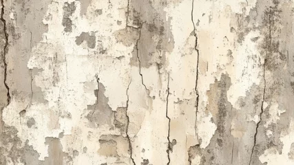 Crédence de cuisine en verre imprimé Weathered Wall Texture Showing Cracks and Paint Flaking